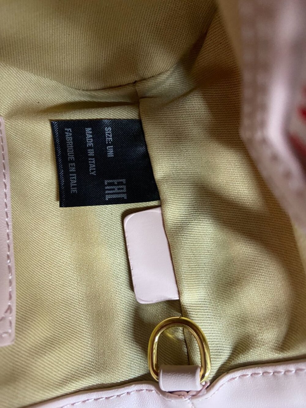 🌸Marni Blush Pink Raffia Mini Bucket Bag Leather Trim Removable Crossbody Strap - Picture 5 of 6